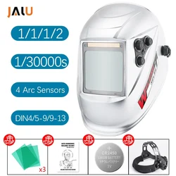 Welding Helmet Automatic Dimming Welding Mask Large View True Color Auto Darkening Welding Facemask for Arc Mask Weld Goggles
