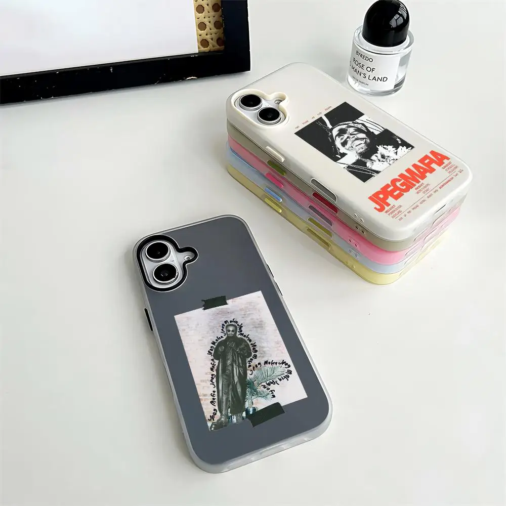 Singer Cool J-JPEGMAFIA Phone Case For IPhone 17 16 15 14 13 12 11 Pro Max Plus Mini Case Clear Jelly Shockproof Soft Cover
