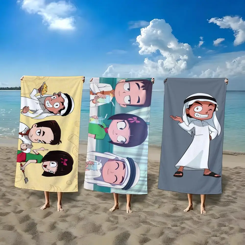 Anime Kong X-Xiaoxi and Hakim Towel ultra-fine fiber quick drying absorbent bath towel, outdoor swimming sports towel