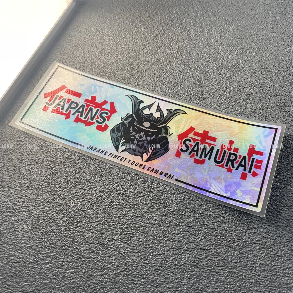 Japanese Samurai Vinyl Car Decal Scratch Resistant Sticker for Car Motorcycle Truck Engine Rear Badge Exterior Decoration