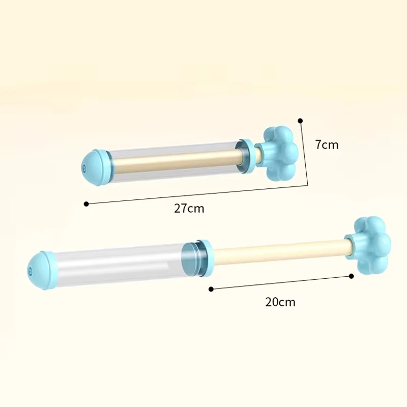 Pistola de água de fogos de artifício, brinquedo portátil para crianças, blaster de água com distribuição uniforme de água para crianças, verão interativo