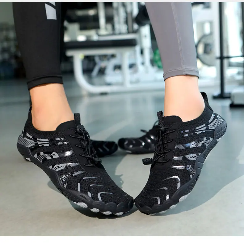 Hike Barefoot Shoes for Women Men Waterproof Trail Running Healthy & Non-Slip Barefoot Footwear Gym Hiking Walking Sneakers