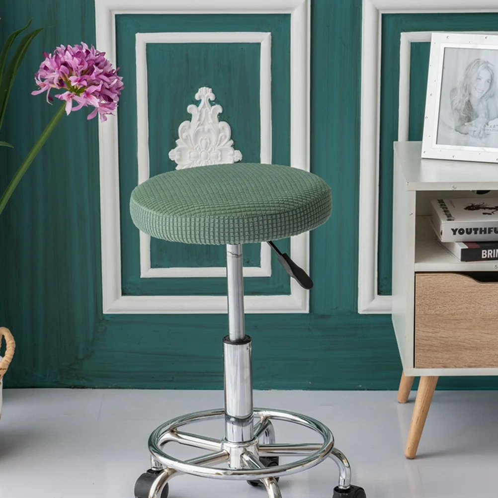 

Chair Cover Elastic Stretchy Round Seat Protector For Dining Room Hotel Party Banquet Wedding Ceremony Army Green 30-38Cm