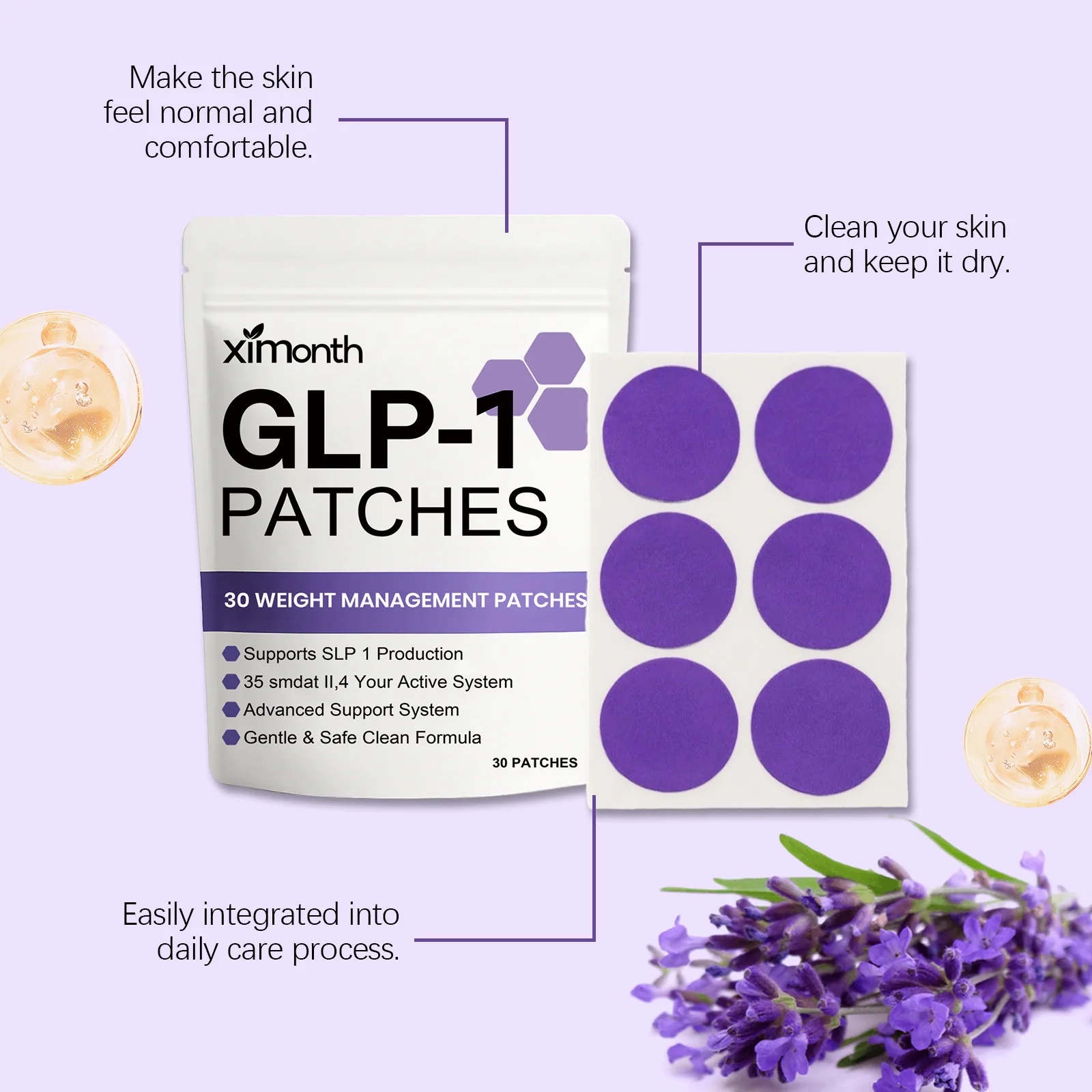 Weight Loss Patches Cellulite Fat Burning Regulating Insulin Secretion Suppressing Appetite Belly Waist Body Slimming Stickers - Image 3