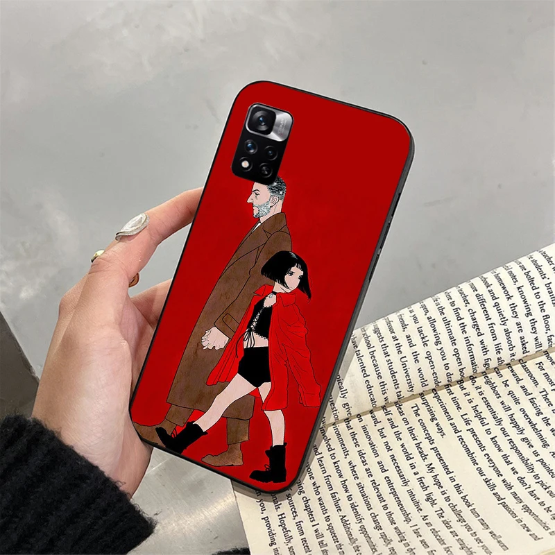 Phone Case For Xiaomi Redmi Note 13 12Pro 11 11S 11T Pro 10 9Pro Note10S Redmi 10 9 10C 9C  Leon Matilda Natalie Portman Case