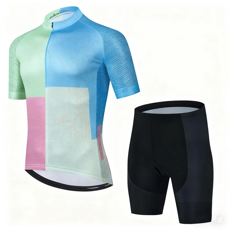 

Men's Cycling Jersey Suit All-season outdoor cycling suit with creative graphic print
