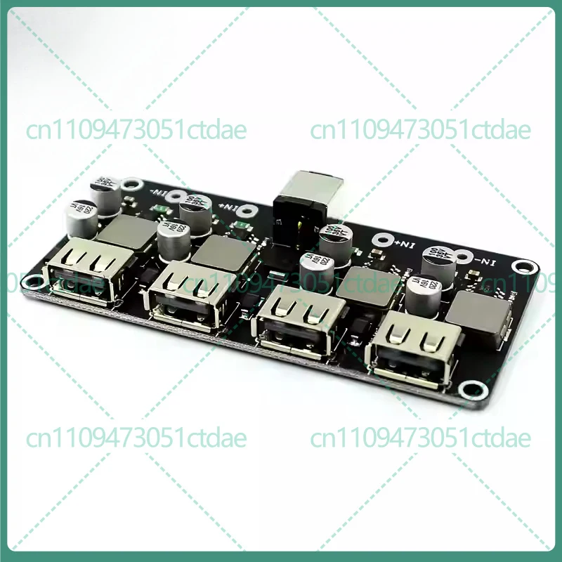 5-25pcs For 4-Port 12V 24V to QC3.0 USB Fast Charger Board