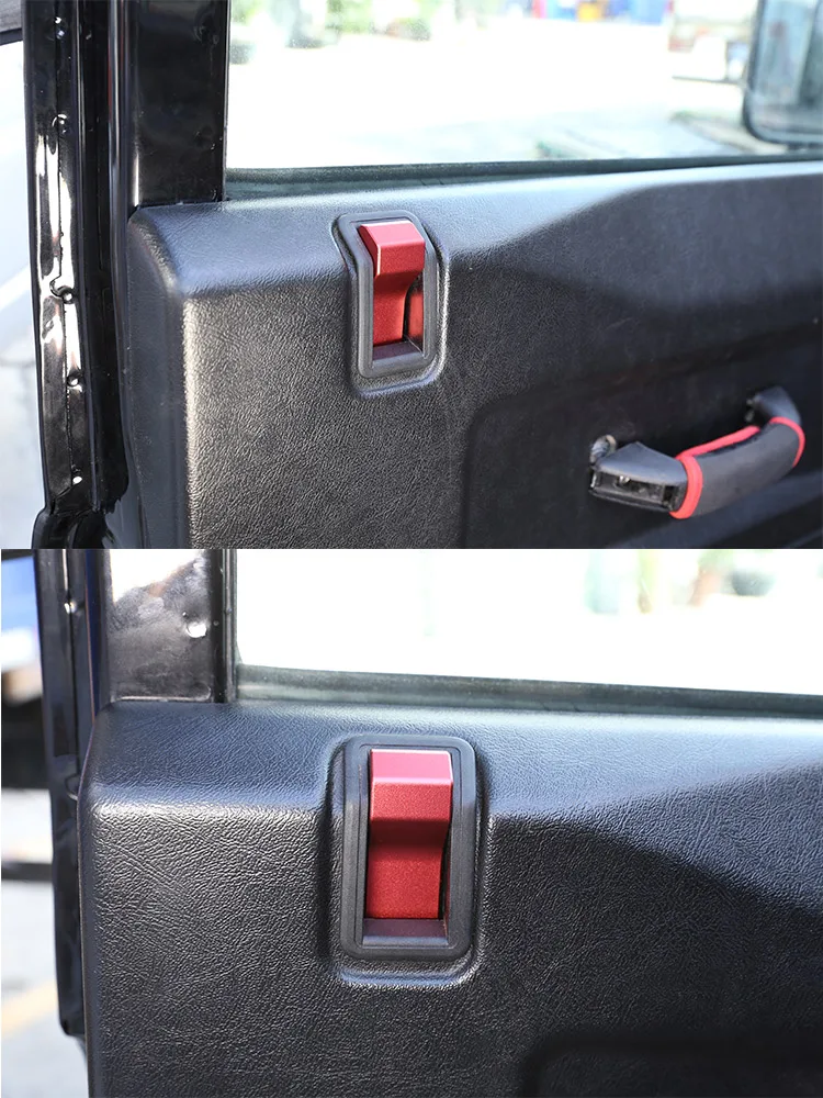 For Land Rover Defender 90 110 2004-18 Aluminum Alloy Car Door Inner Door Bowl Door Handle Decoration Replacement Accessories