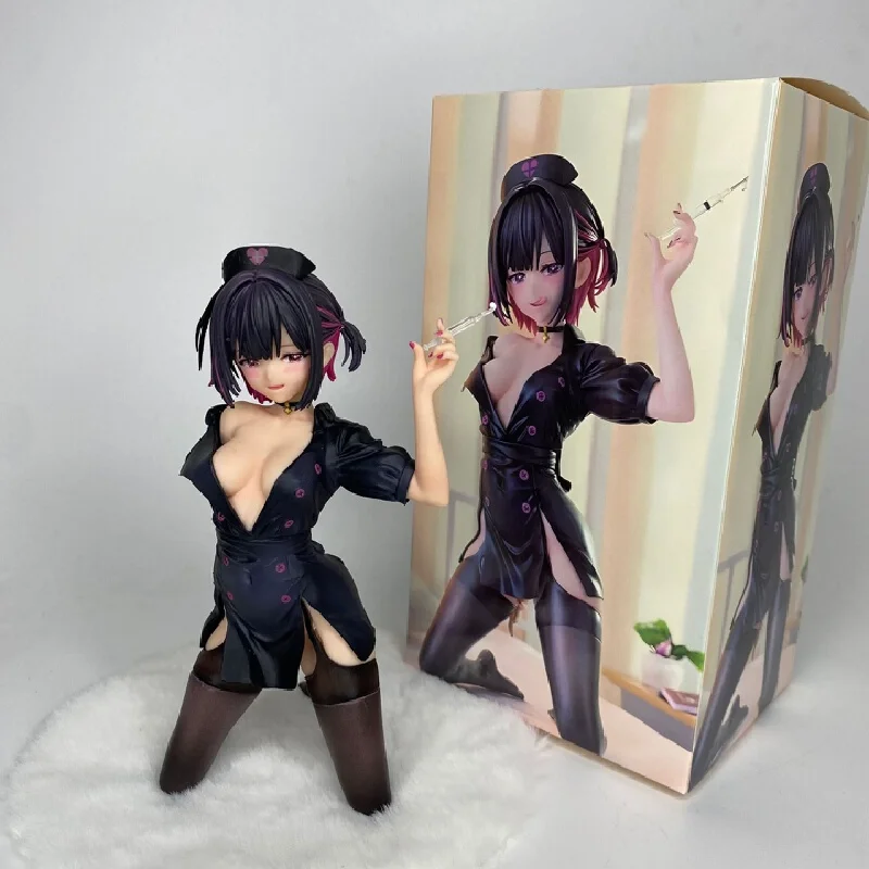 

Exquisite GK Collectible Statue Snow Love Nurse Ver Kneeling Pose Anime Figure Perfect Display Gift For Fans