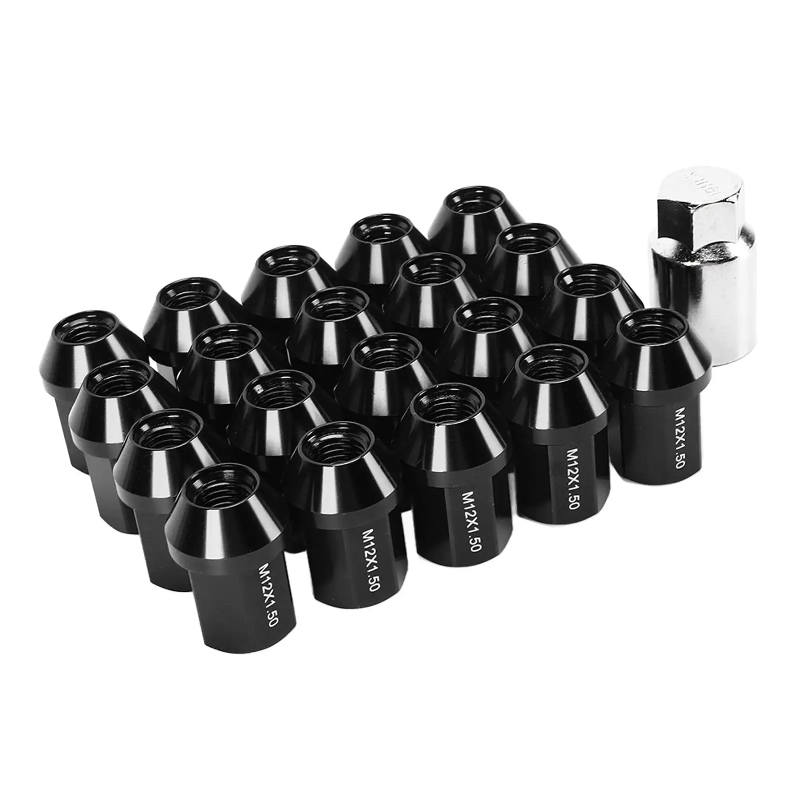 

35mm Rustproof Wheel Lug Nut: 6061 Aluminum Alloy For Mazda Axela 2003 2019 Auto Parts Replacement