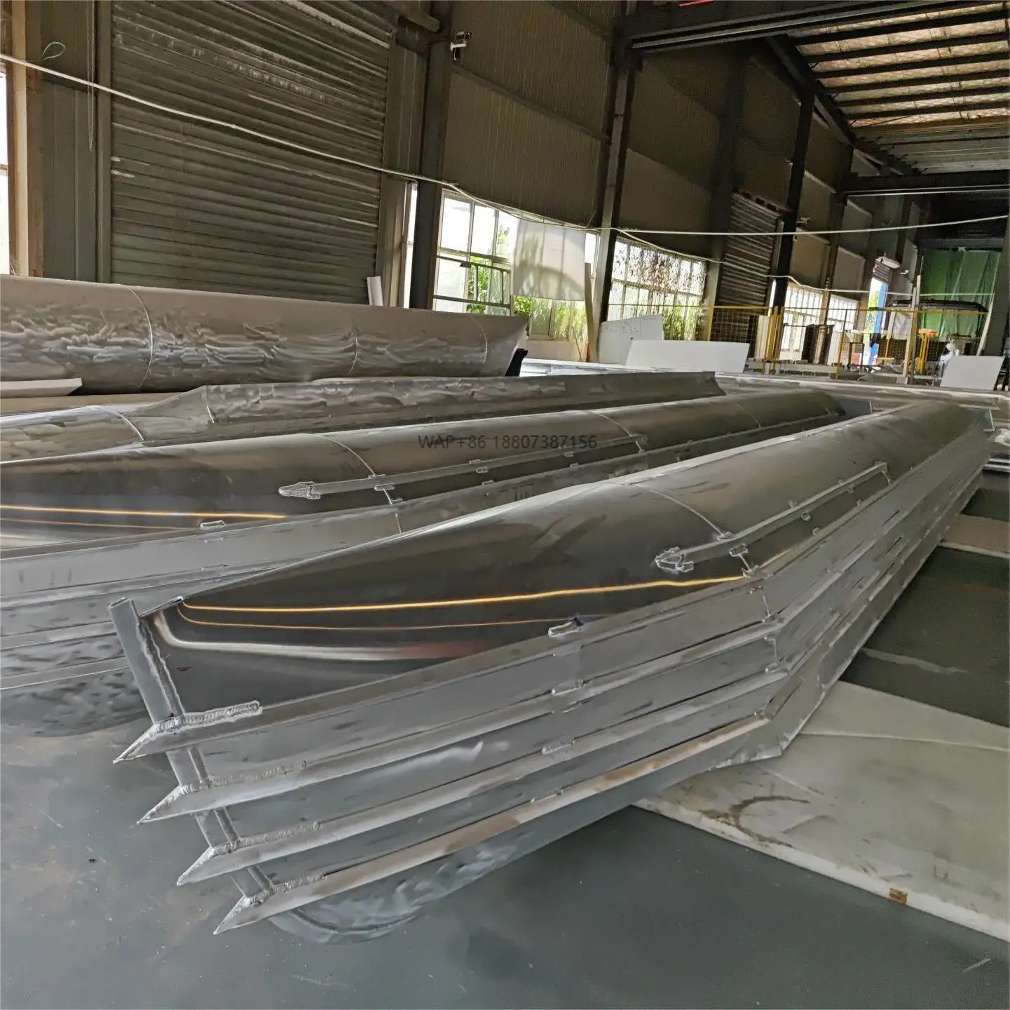 5m-12m boat pontoon tube pontoon fishing boat aluminum pontoon platform bracket customization