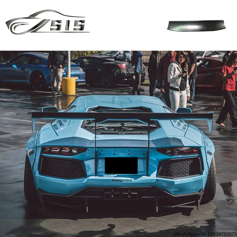 LP700 FRP Material Rear Spoiler For Lp700 LB Style Trunk Spoilers Car Auto Rear Wing Spoiler Rear Lips Boot Diffuser Parts