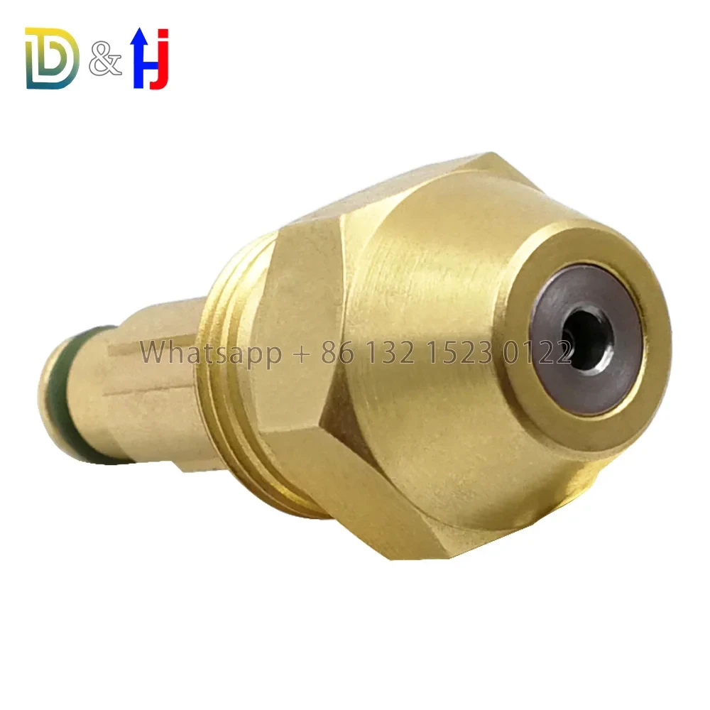 New Brass Waste Oil Burner Nozzle, Heavy Oil Mist Nozzle - Air Atomizing & Jet Siphon Full Cone Oil Nozzle Burner