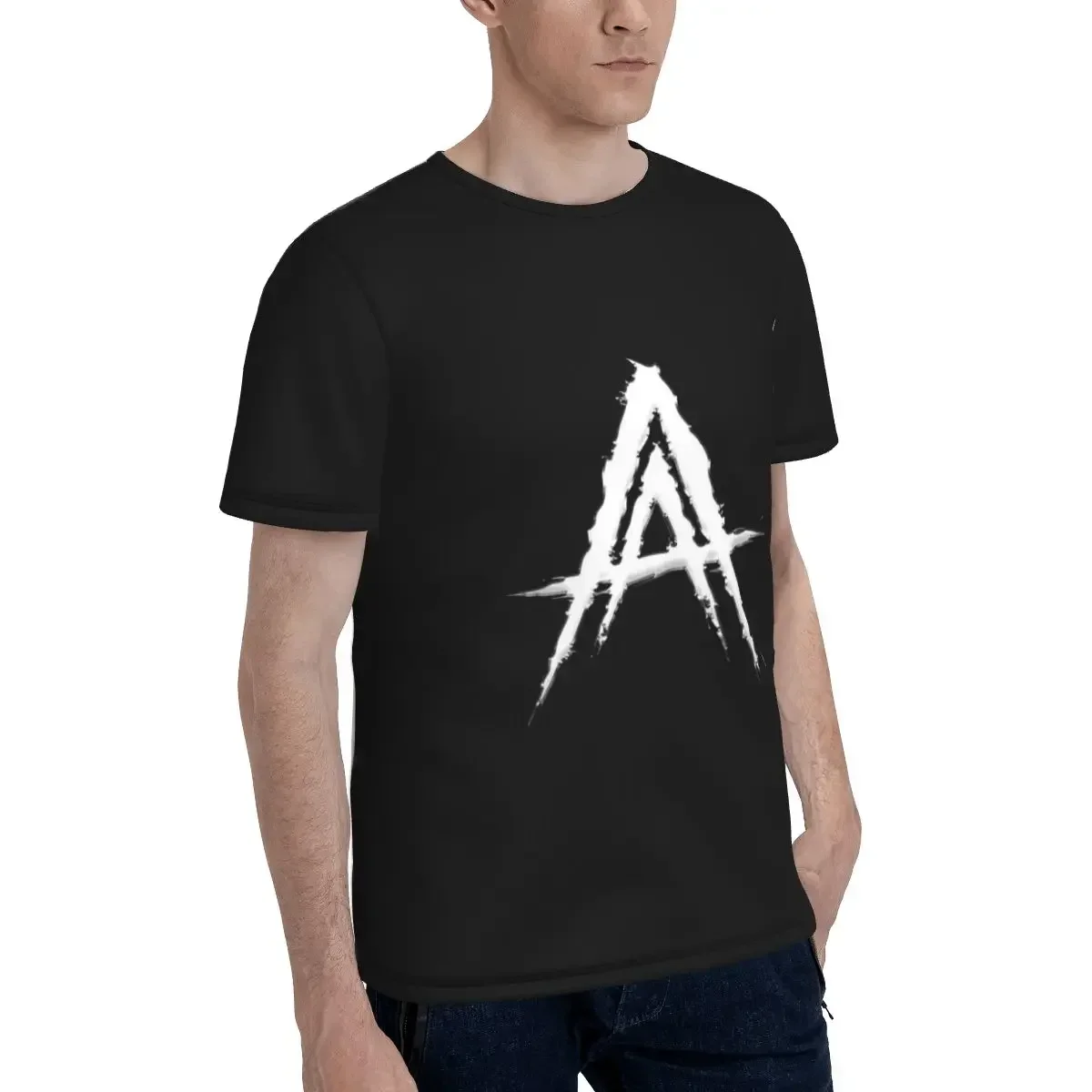 Anuel AA T-Shirt for Men polyester T Shirts Men's Short Sleeve Round Neck Summer Clothes Tops