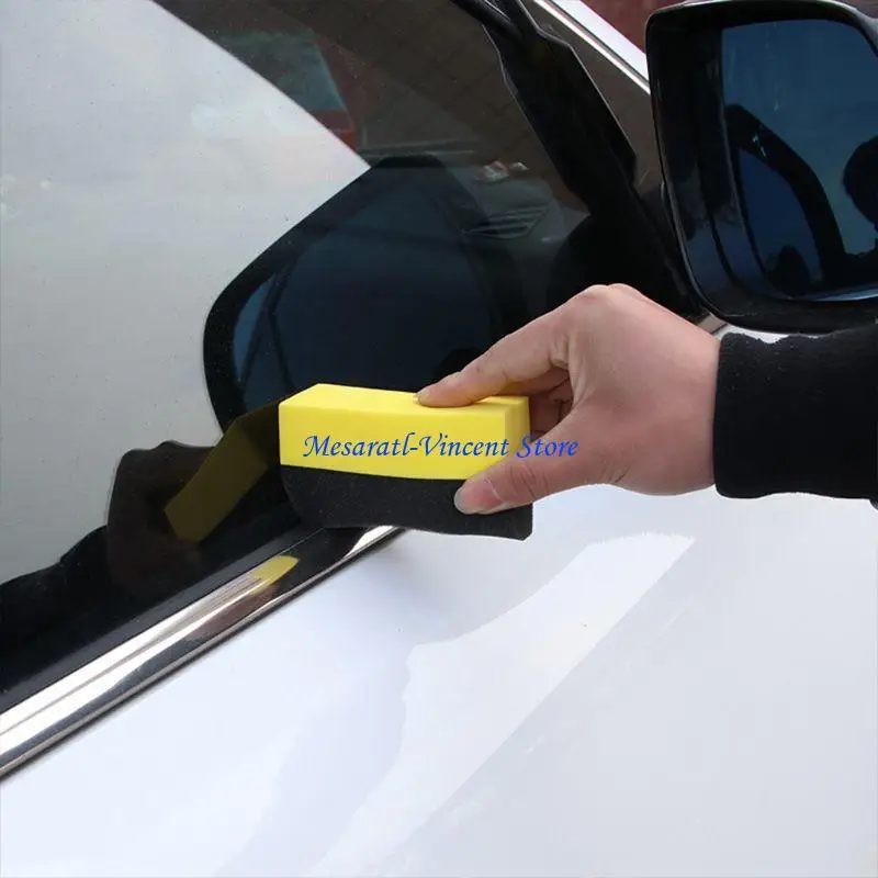 A70F Detailing Clean Foam Sponge Applicator Pads Car Buffing Polish Wax Cleaner 6pcs