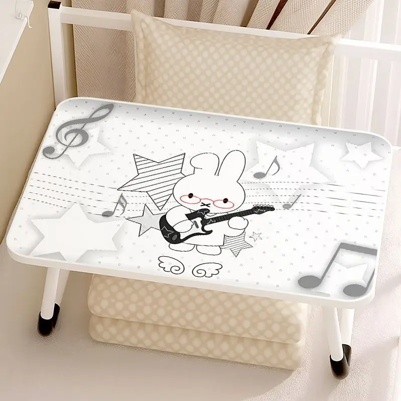 Cartoon Kawaii New Style Bed Folding Table Dormitory Student Thicken Stable Multifunctional Convenient Durable Good Looks Miffy