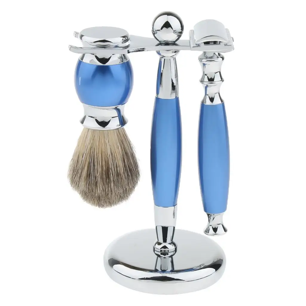 Traditional Luxury Grooming Shaving Set for Men - Including Double-sided ,