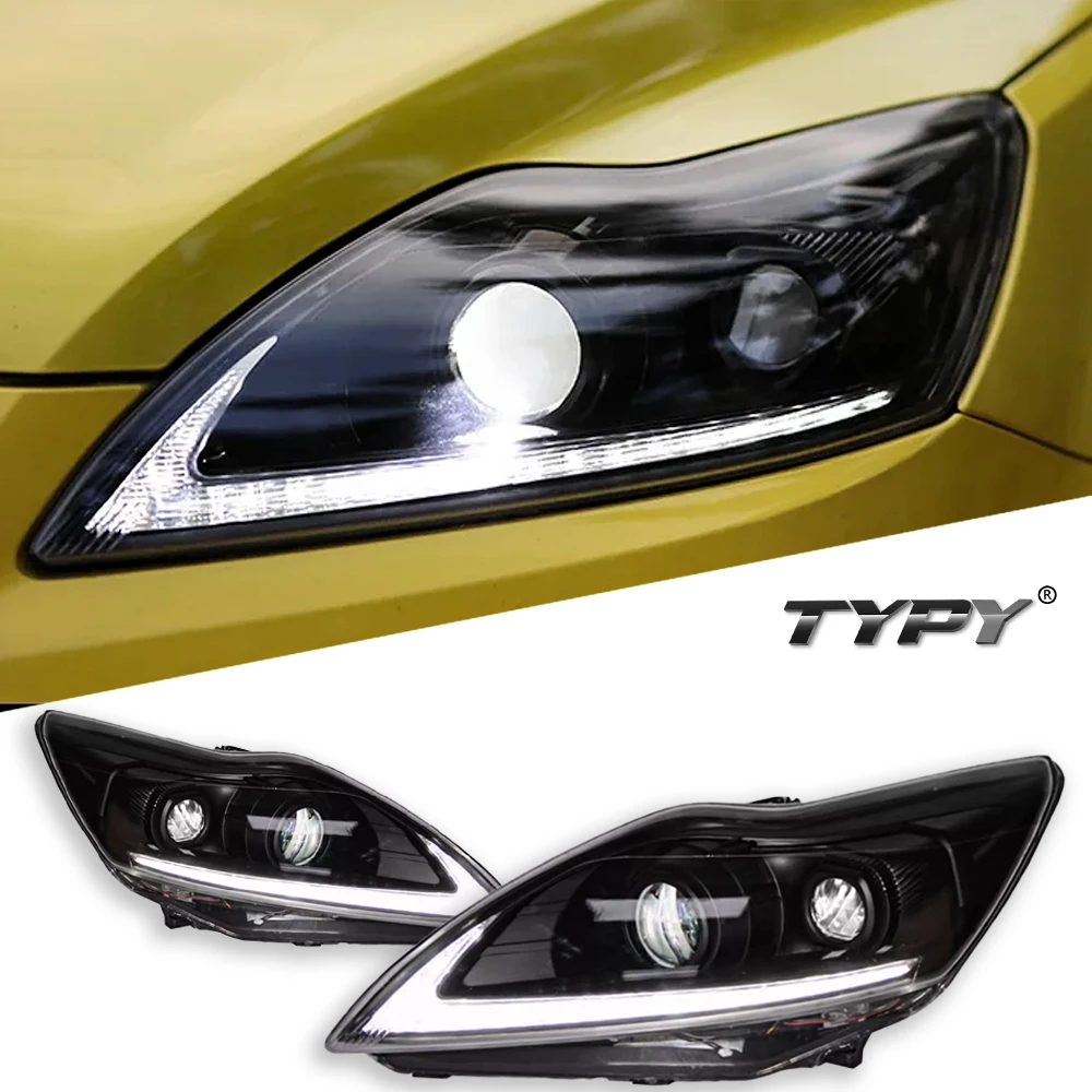 

TYPY Car For Ford Focus LED Headlight 2009-2013 Upgrade Modified to New DRL Dynamic Turn Signal LED Headlight Auto Accessories
