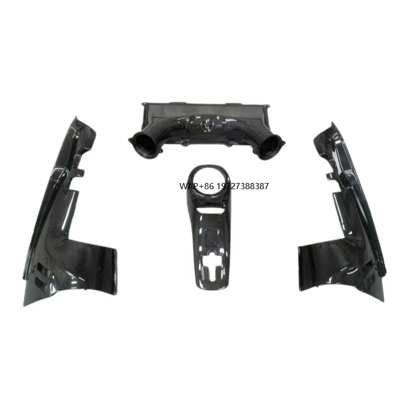 High-quality OEM Style Dry Carbon Fiber Engine Compartment Interior Engine Hood Panel air Intake Cover for 488 Spider