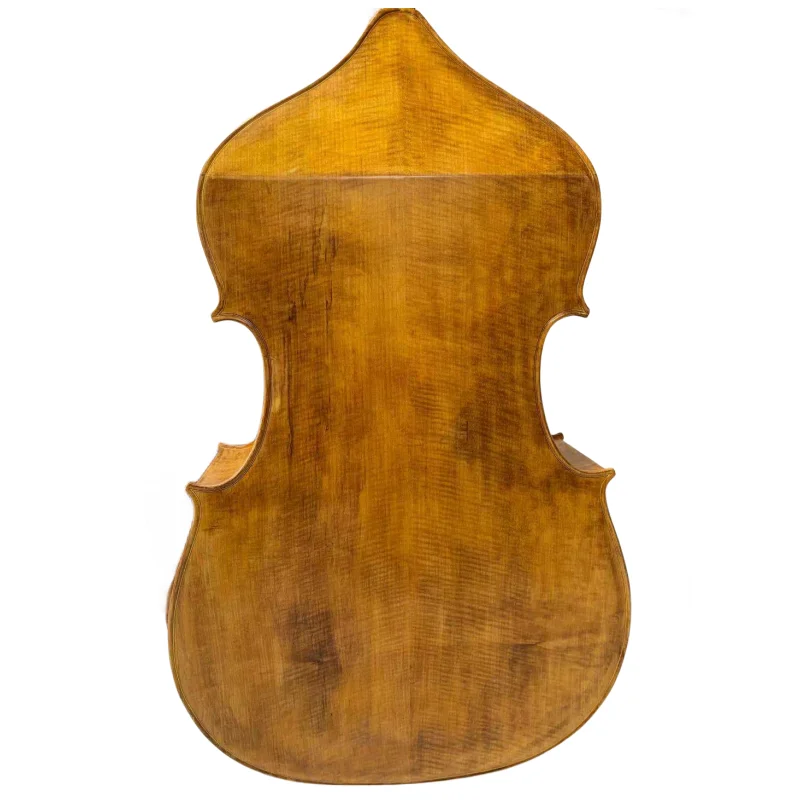 Hand Made flat back 5 strings Upright double bass 3/4 ,Maple back and Spruce wood top