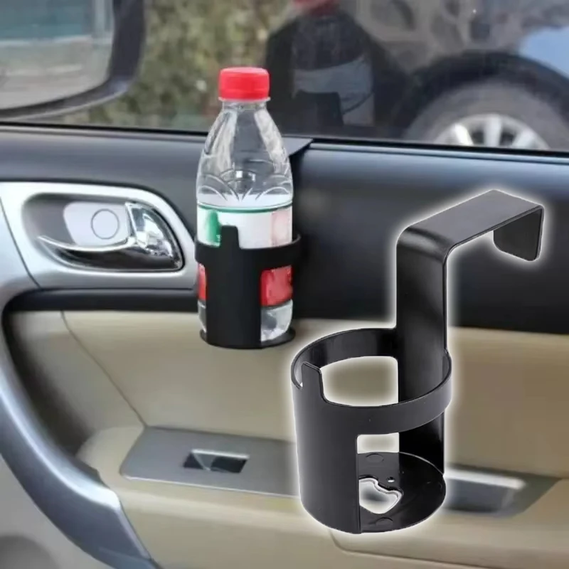 Universal Car Drink Cup Holder Multifunctional Hook for Window Door Mount Durable Water Bottle Cup Stand Car Interior Organizer