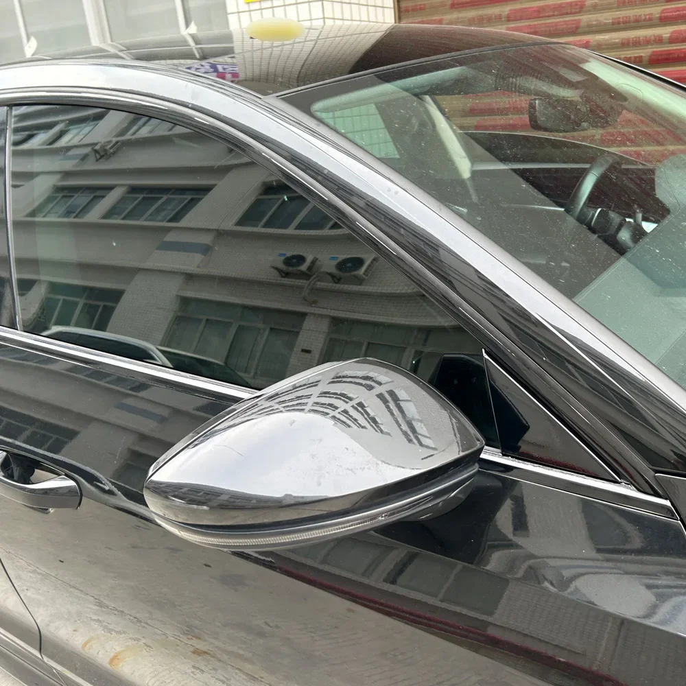 Glossy Black PVC Car Window Decorative Strip Sticker For Audi A7 4K 2019-2024 Exterior Protection Accessory view 3