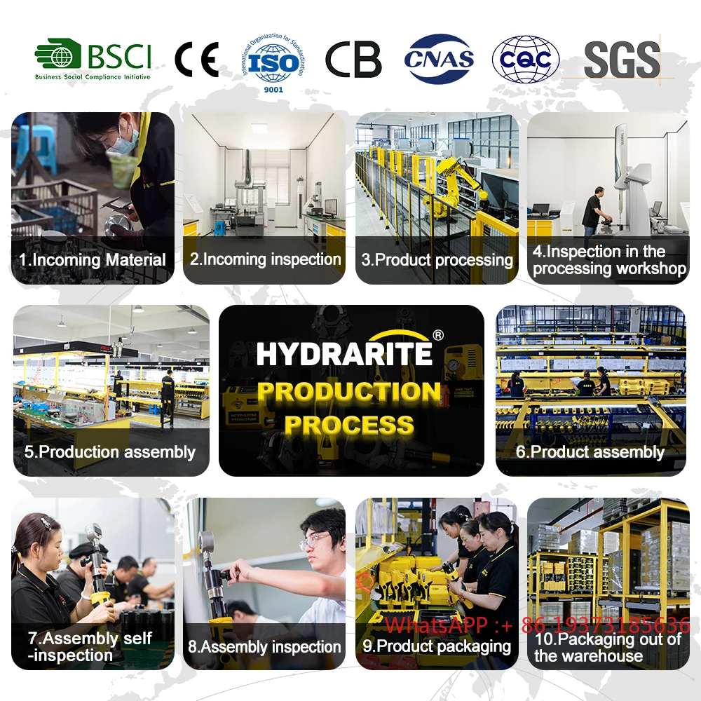 Einwirksame hydraulische Fußpumpen HHB-800B