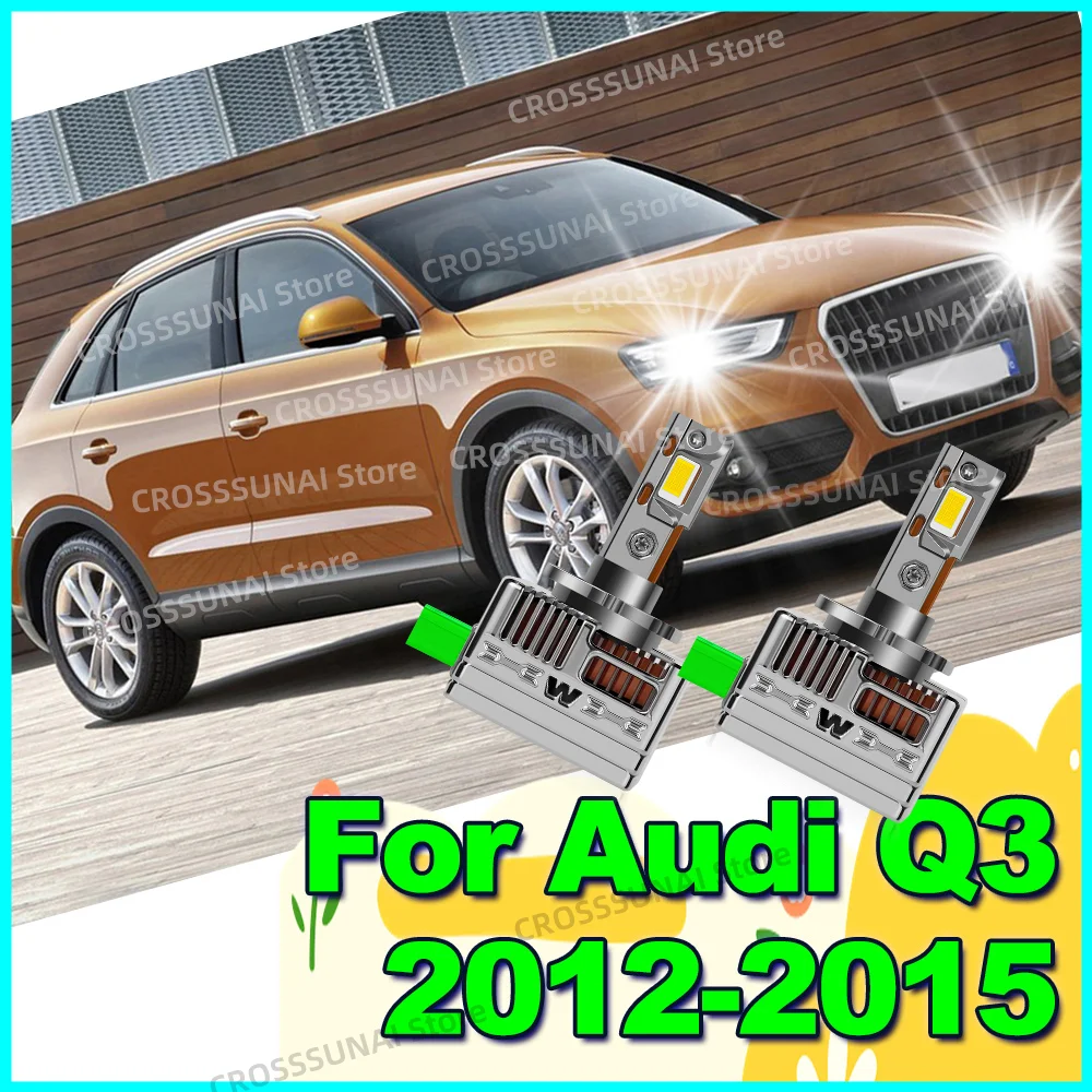 

Светодиодные лампы для фар 12 В Canbus Автомобильные лампы 50000LM Авто фары для Audi Q3 2012 2013 2014 2015