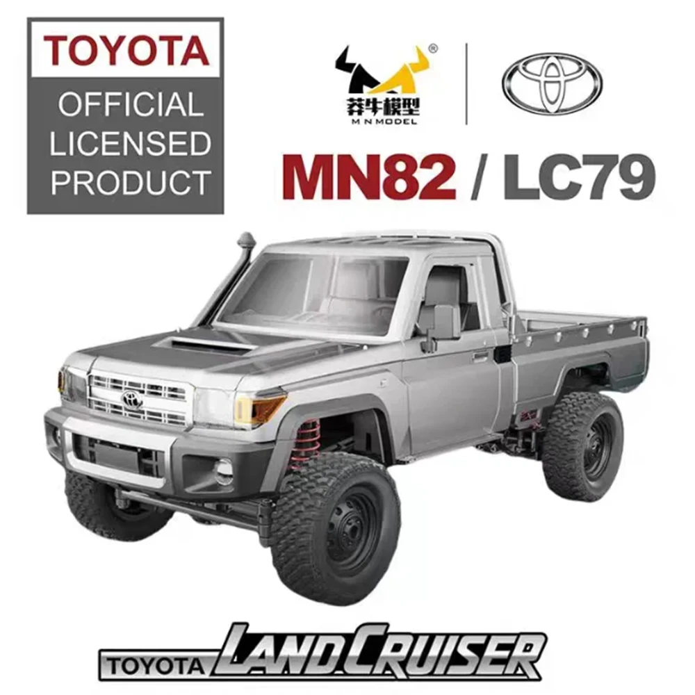 MN82 Pro Sliver 1:12 Full Scale MN Model RTR Version RC Car 2.4G 4WD 280 Motor Proportional Off-Road RC Remote Control Car