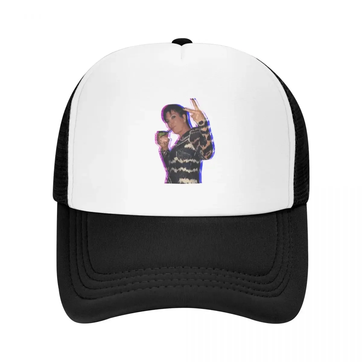 Kris Jenner Sticker Baseball Cap |-F-| Sunscreen Women's Golf Wear Men's