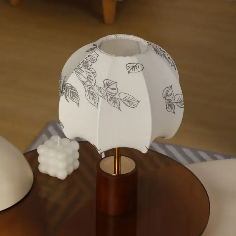 素敵な田舎のレトロな木製テーブルランプ寝室のベッドサイドナイトテーブル装飾照明