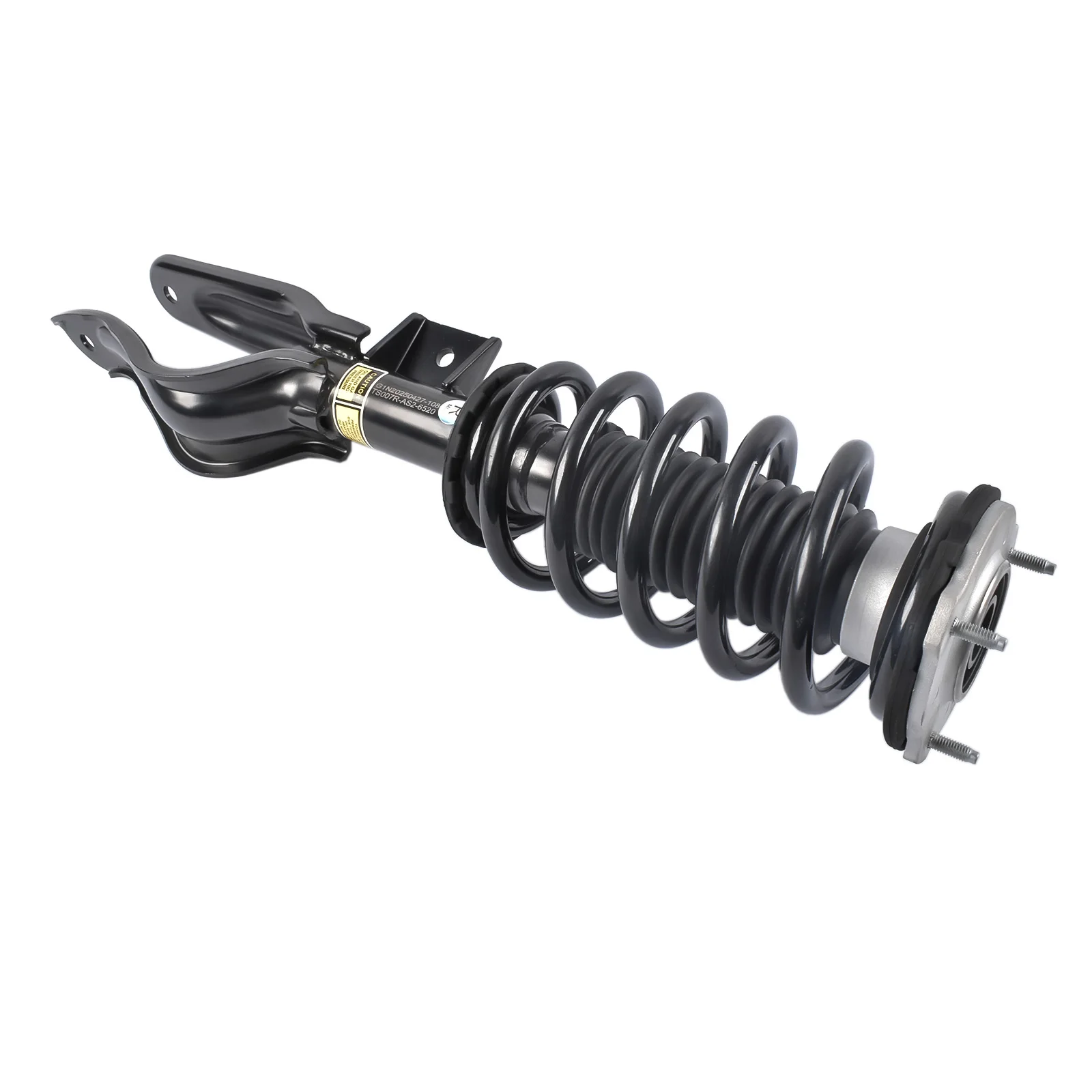 Glossy Front Right Coil Spring Shock Strut Assembly for Model 3 104436800F 104436804B