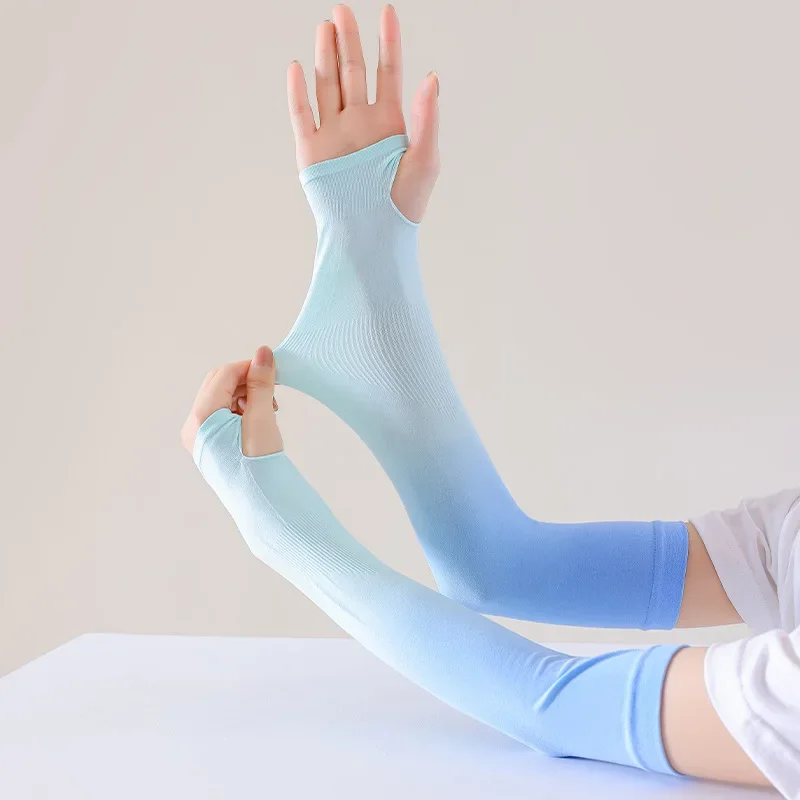 Slope Running Bicycles Outdoor Sports Bicycles Men's Women's Wrist Guards Multifunctional Sun Protection Sleeves Made Ice Cloth