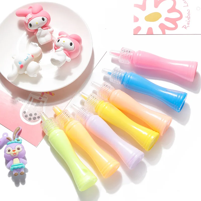 2026 New (15ml Each) DIY Craft Cream Glue, Cream DIY Phone Case Kit & Small Card, for Handmade Crafts and Decorations