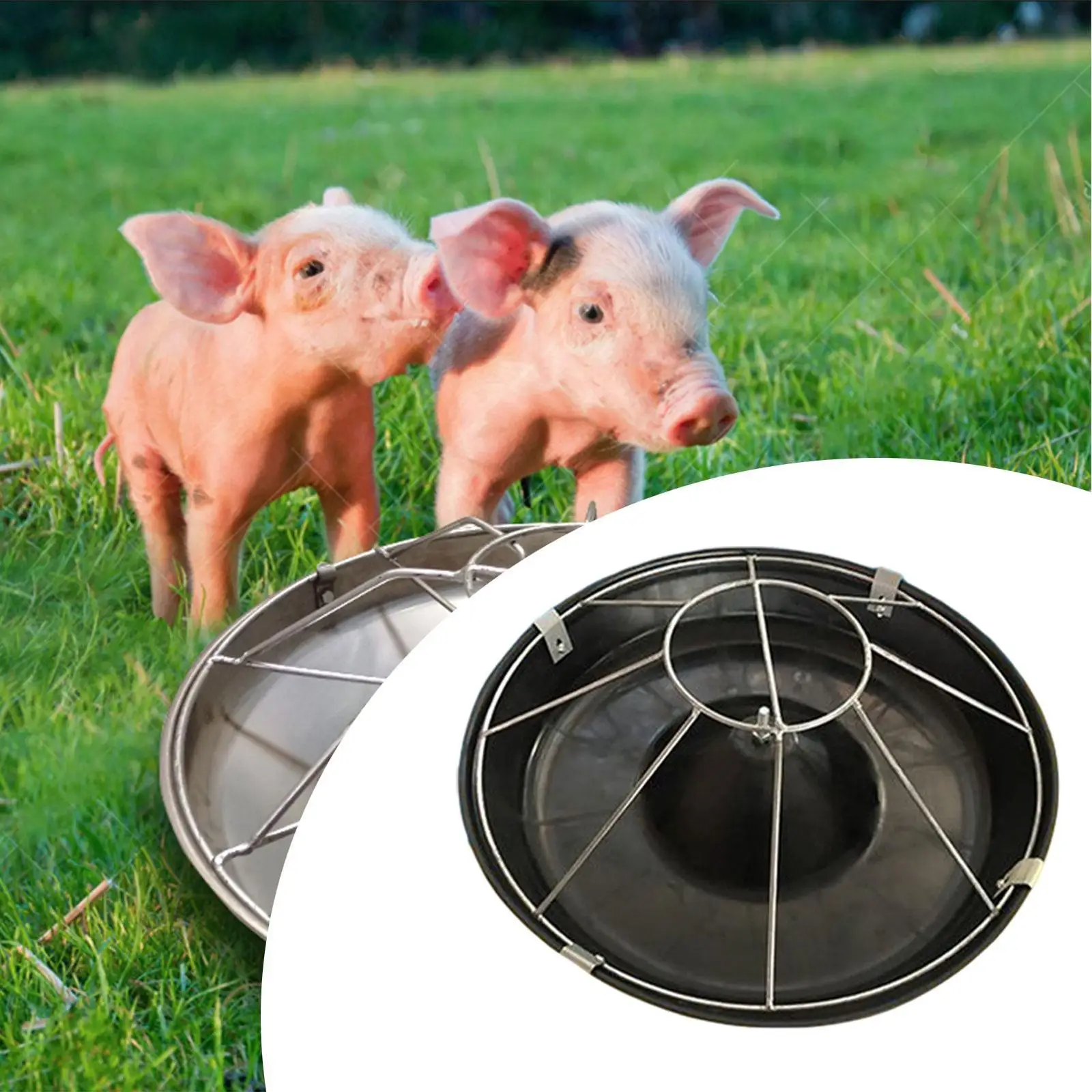 Pig feed Trough Piglet Feeder Accessories 8 Slot Pig Farming Supplies Basin Pig