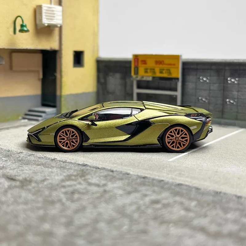 HH Toys 1/64 LAMBORGHINI SIAN FKP 37 SUPER CAR COLLEETON LIMITED EDITION lega giocattolo veicolo a motore Diecast modello in metallo regali