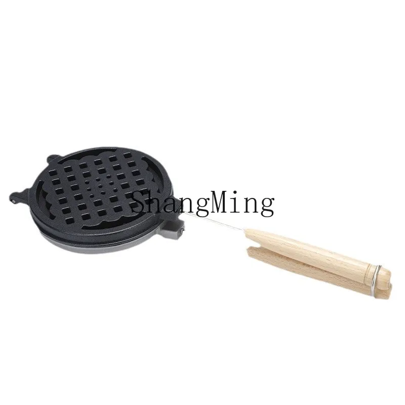 

DSA Chinese knot waffle baking pan Non-stick waffle baking pan Optional disassembly Long and short handle Wholesale