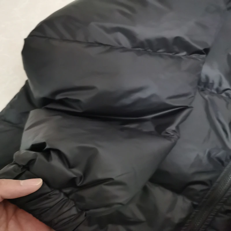 HanLu Neue Männer Unten Jacke Frauen 2022 Winter Mode Warme Oberbekleidung Ente Unten Gefüllt Mit Zipper Stehkragen Dicke Mäntel unisex