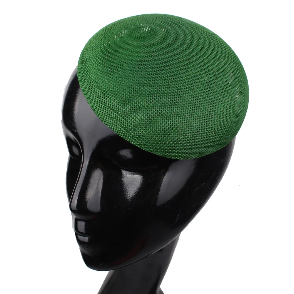Wiele kolorów 15 CM Fascinator Baza dla kobiet Panie Ślub Impreza Kapelusz DIY Akcesoria do włosów Impreza Nakrycie głowy Ręcznie robiona opaska na głowę