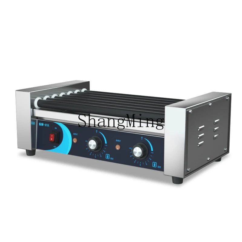 

ZYY commercial automatic grilled sausage machine snack hot dog machine 7 tube ham sausage machine