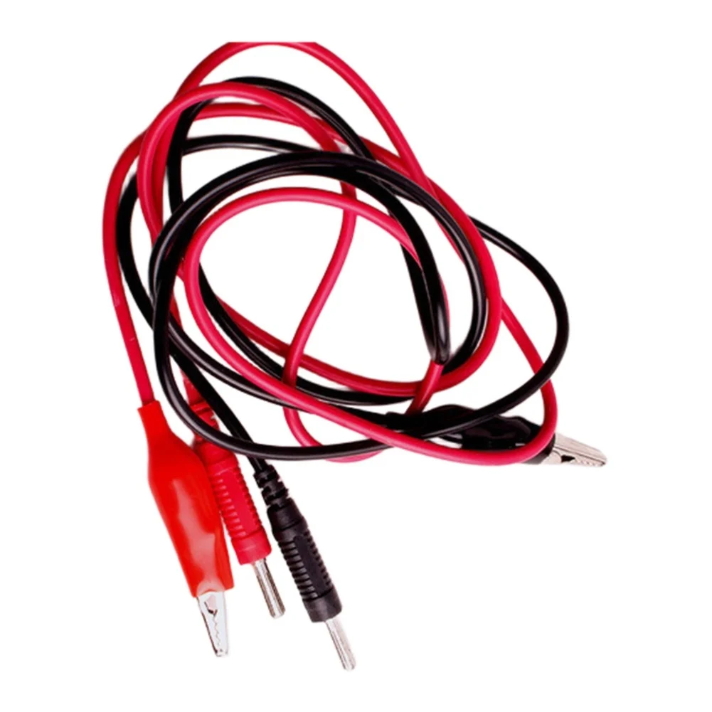 Dual Color for jumper for alligator Test Secure Connection Design ABS Material Body Secure for alligator Clip Power Cable