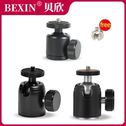 Panoramic 360 Degree Rotation Swivel Monopod Tripod Head Adapter Mount Ball Head Mini Ball Head For DSLR Camera Canon Nikon Sony