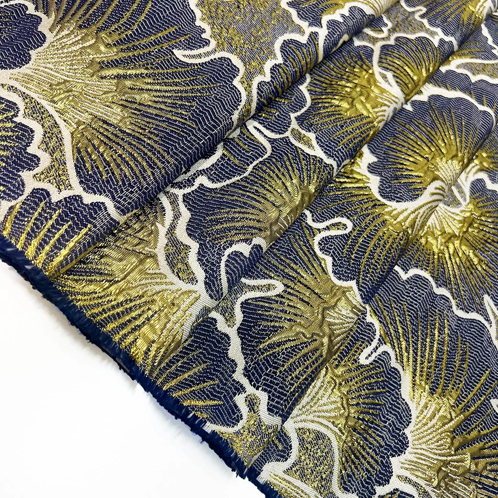 High Quality 5 Yards Jacquard Lace Fabric French Brocade for DIY Home Decor Wedding Quilting Curtains Fabric view 5