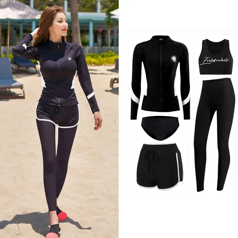 Rash Guards for Women/Men UV Sun Protection Swim Surfing Tops+Bottoms Quick Dry Lightweight Fishing Running Water Sportswear