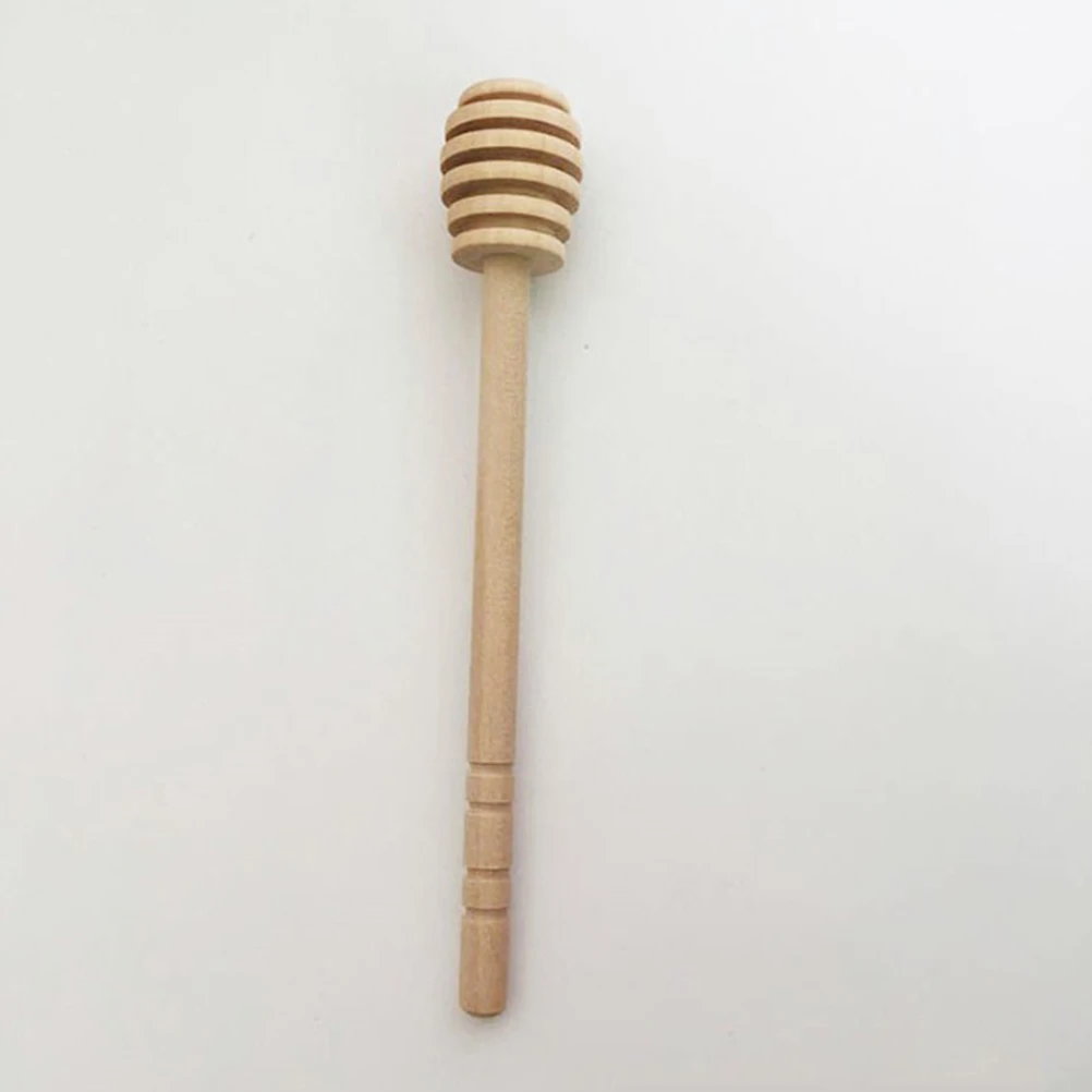 

18pcs Honey Stirring Stick Premium Wooden Coffee Tea Mixing Stick Creative Spiral Design For Cafe Hotel Restaurant Use