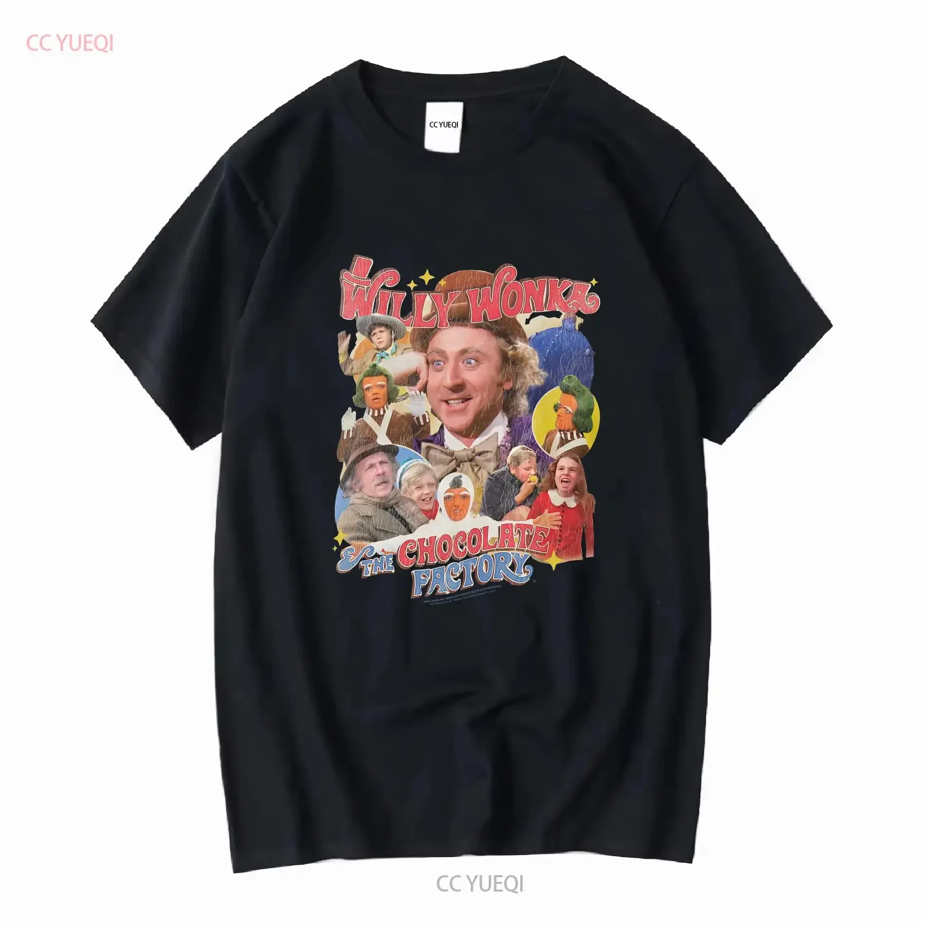 

Charlie and the Chocolate Factory T Shirt vintage Washed graphic Top For Everyday Wear Stretched Comfortable streetwear