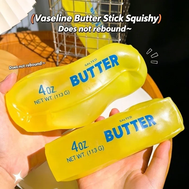Kokosnussöl-Käsebutter-Stick, Quetschbare Blindbox, Formbarer Stressball, Butter-Käse-Riegel, Quetsch-Fidget-Spielzeug, Dekompressions-Entlüftungsspielzeug – Detail 11