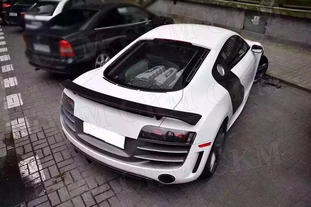 

High Quality REAL Carbon Fiber Spoiler For Audi R8 V8 V10 G Style 2007-2016/2018-2020 Wing Lip Spoilers