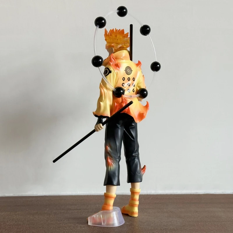 Figuras de acción de Naruto Shippuden, estatua de PVC de Uzumaki de seis caminos, modelo de colección de juguetes para niños, regalo