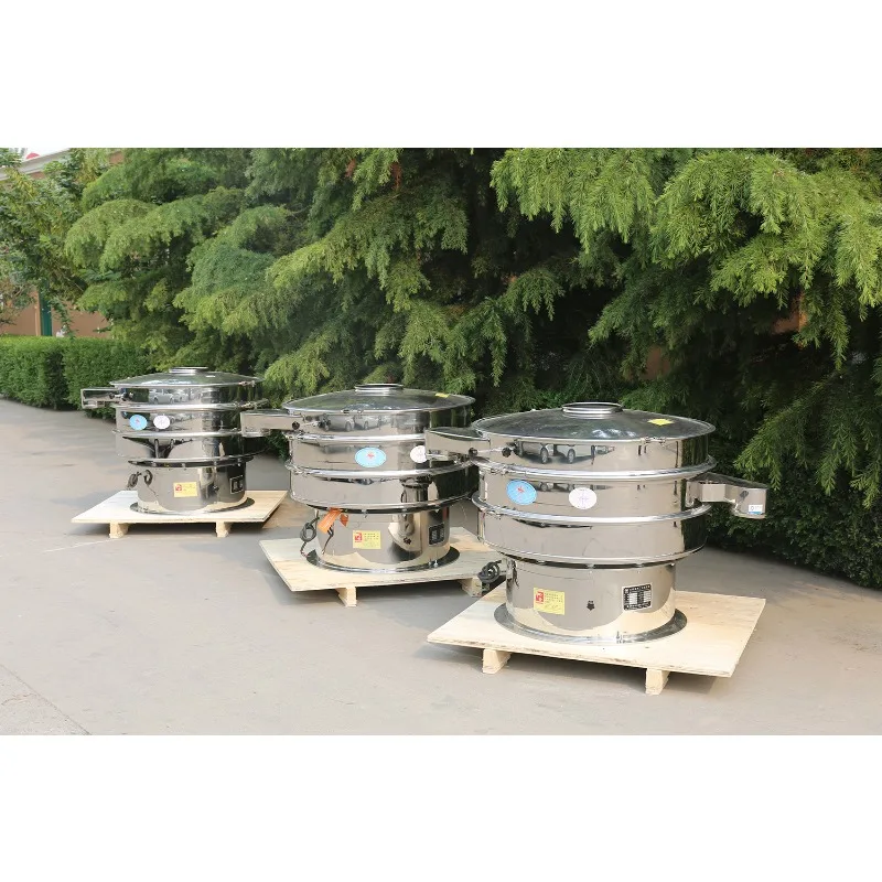 Stainless steel classification vibrating screen Coffee bean screening machine Rotary vibrating screen